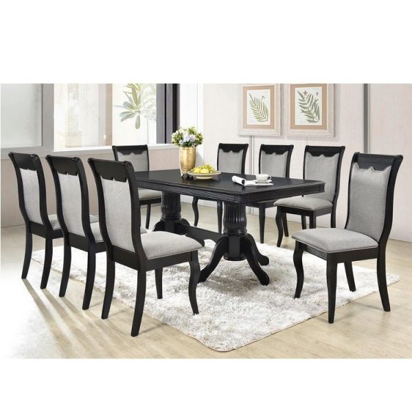 JUEGO DE COMEDOR FURNITECH BADAJOZ 8 SILLAS - Albasini.cl Tienda Online