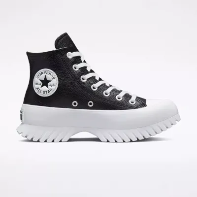 Zapatilla Mujer Chuck Taylor All Star Lugged Cuero Negro Converse