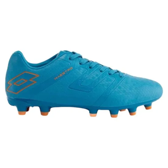 Zapatilla Fútbol Niño Lotto Maestro Fg Azul