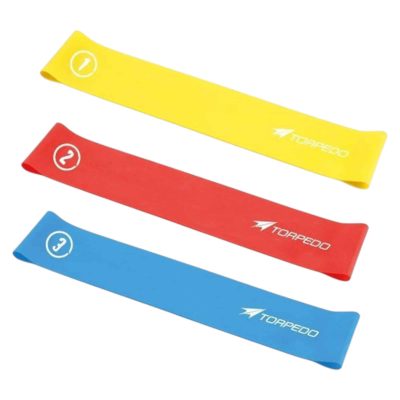 SET BANDAS RESISTENCIA TORPEDO CIRCULAR 3 NIVELES