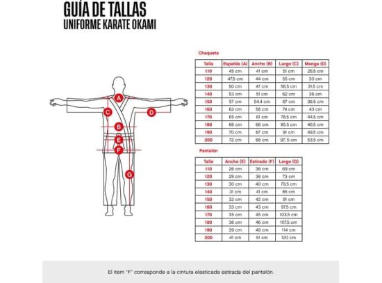 TRAJE DE KARATE TWILL OKAMI - Imagen 2