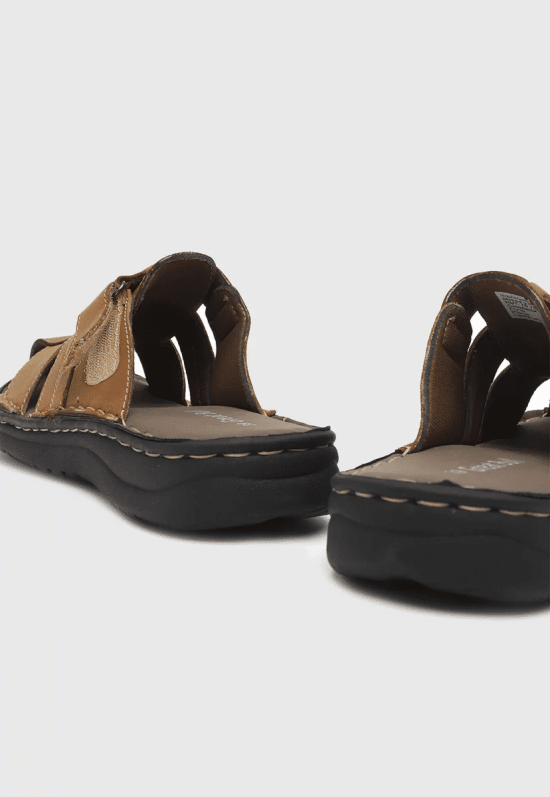 SANDALIAS HOMBRE CUERO BROWN GREAT BULL - Imagen 5