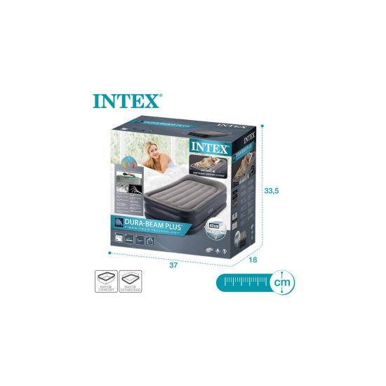 COLCHON INFLABLE ELECTRICO TWIN DELUXE INTEX - Imagen 4