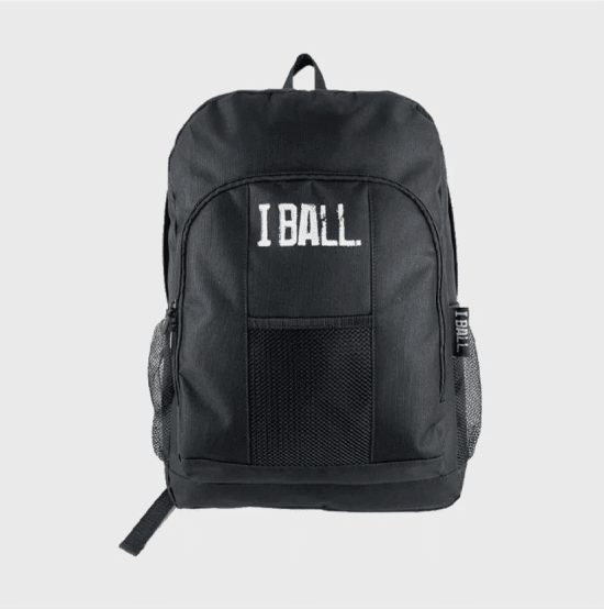 Mochila Negra Unisex Deportiva I Ball - Imagen 2