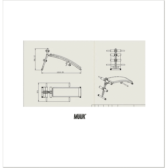 BANCA ABDOMINAL MULTIFUNCION MUUK - Imagen 2