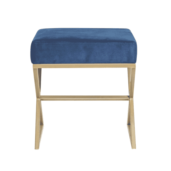 POUF CAIRO FELPA INNOVA AZUL - Imagen 2