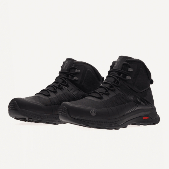 BOTIN HOMBRE VULCANO IRON STONE MID BDRY TRIPLE BLACK LIPPI - Imagen 3