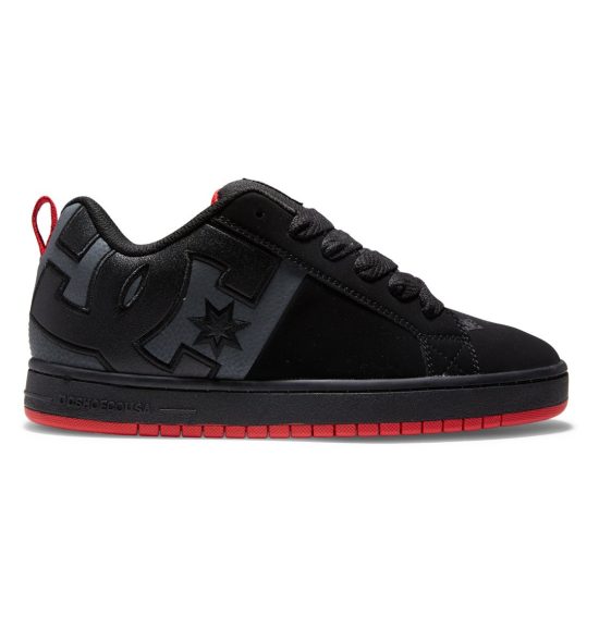 ZAPATILLA HOMBRE COURT GRAFFIK BLACK-RED DC - Imagen 2