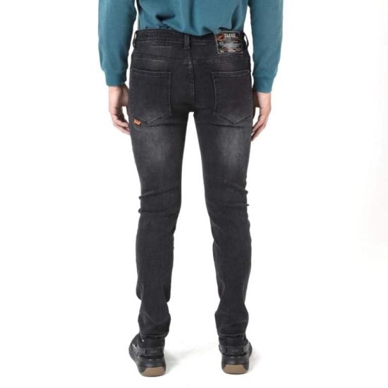JEANS HOMBRE SKINNY TIRO MEDIO ELLUS NEGRO - Imagen 2