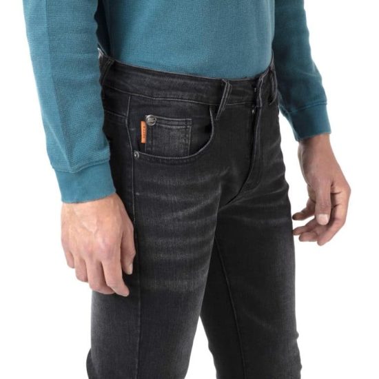 JEANS HOMBRE SKINNY TIRO MEDIO ELLUS NEGRO - Imagen 3