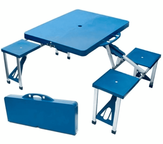 MESA PLEGABLE CAMPING SAFARI 4 SILLAS - Imagen 2