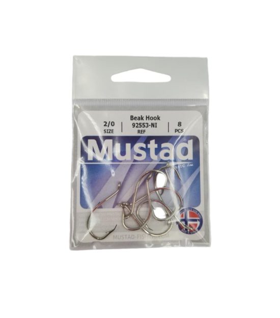 ANZUELO 92553-NI BEAK 2/0 MUSTAD - Imagen 3
