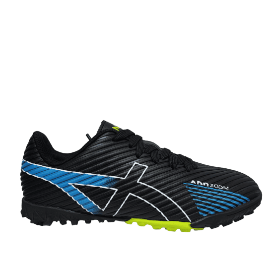ZAPATILLA JUVENIL BABY FUTBOL UNISPORT 9879-20 NG/AZ - Imagen 2