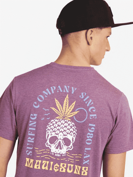 POLERA HOMBRE MAUI MC SKULL PINA - Imagen 3
