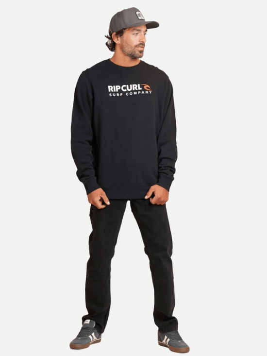 POLERON HOMBRE RIP CURL CR AFTER SHOCK RASHIE FRONT ORGANIC - Imagen 3