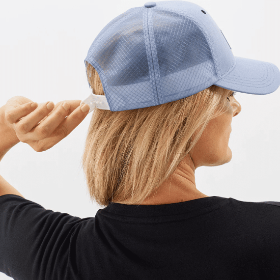 GORRO TRUCKER CURVED CAP CELESTE - Imagen 3