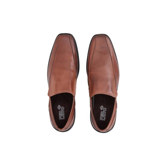 ZAPATO FORMAL MOGNO BURNED PERLATTO CAFÉ - Imagen 2