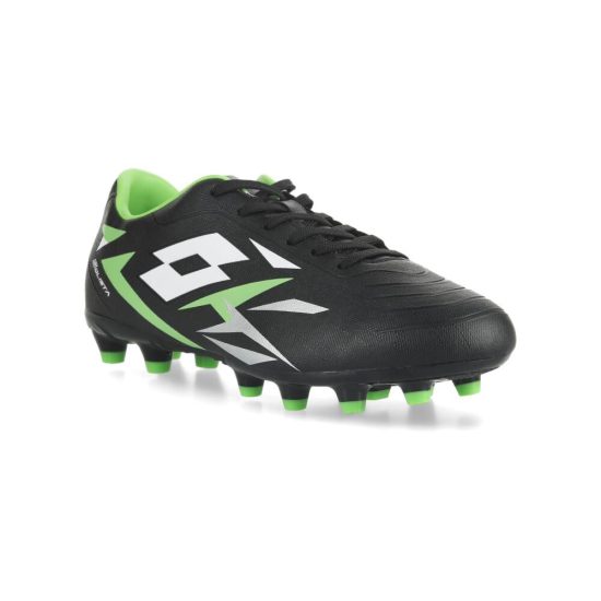 Zapatilla Fútbol Hombre Lotto Solista Fg Negro/verde - Imagen 2