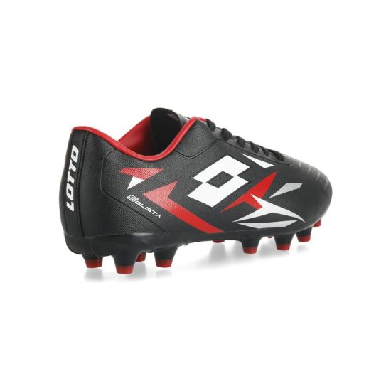 Zapato Fútbol Juvenil Lotto Solista Fg Jr Negro J0461 - Imagen 3