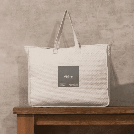 QUILT TRINI SOFT GRAY 2 PLAZAS - Imagen 2