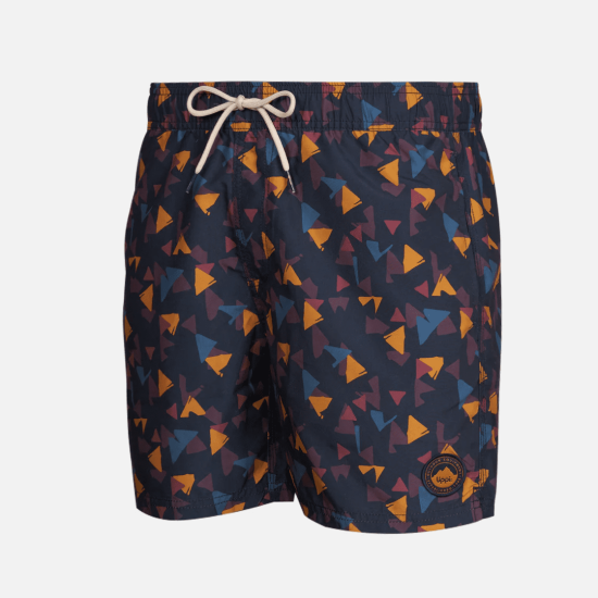 Traje De Baño Hombre Aqua Swimwear Full Print Azul Marino Lippi - Imagen 2