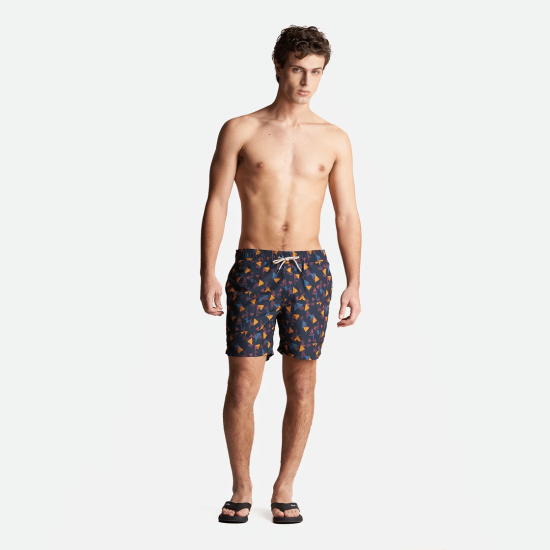Traje De Baño Hombre Aqua Swimwear Full Print Azul Marino Lippi - Imagen 4