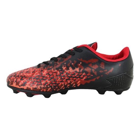 ZAPATO JUVENIL FUTBOL UNISPORT 987702 NG/RJ - Imagen 2
