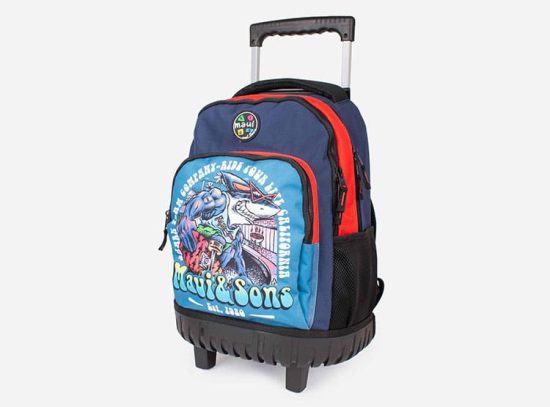 MOCHILA 5AM183-KC FULL PRINT ORANGE MAUI - Imagen 2