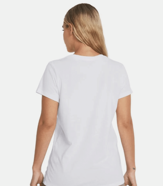 Polera Manga Corta Sportstyle Graphic para Mujer Under Armour - Blanco - Imagen 4