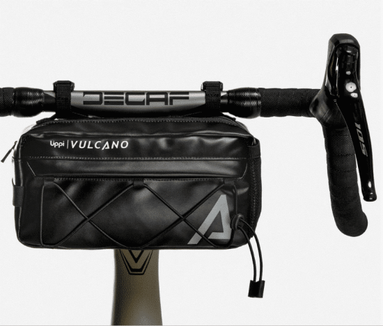 Banano Unisex Vulcano HandleBar Bag Negro Lippi - Imagen 3