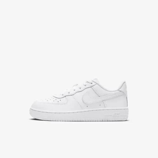 ZAPATILLA AIR FORCE 1 LE LITTLE KIDS TRIPLE WHITE NIKE - Imagen 2