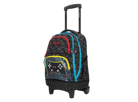 MOCHILA TROLLEY CROSS 2.0 4XT BLACK GAMER XTREM - Imagen 2