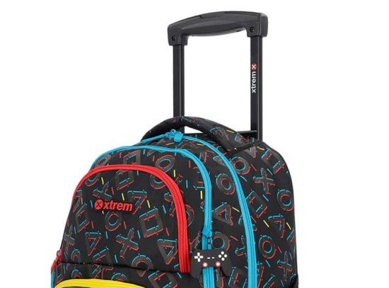MOCHILA TROLLEY CROSS 2.0 4XT BLACK GAMER XTREM - Imagen 6
