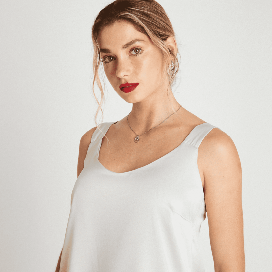 Blusa Satin Sin Mangas Arena LDP - Imagen 3