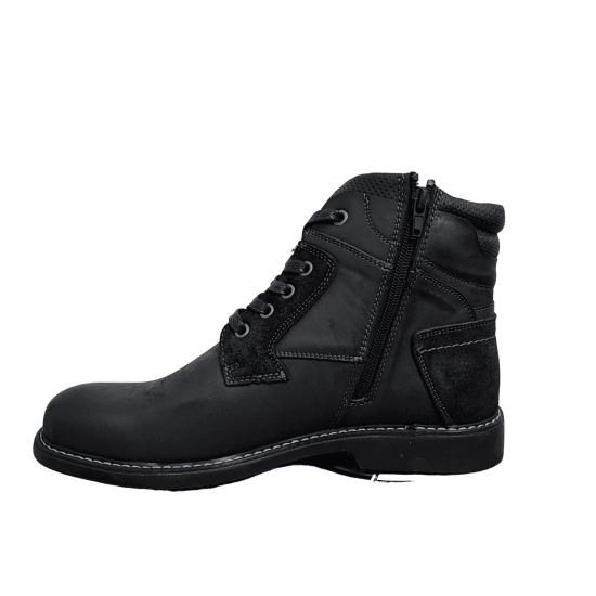 BOTIN CUERO NEGRO GREAT BULL - Imagen 2
