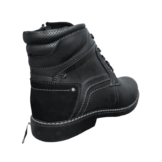 BOTIN CUERO NEGRO GREAT BULL - Imagen 3