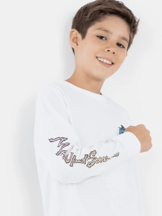 POLERA Ml ESTAMPADO EN BRAZO NIÑO MAUI - Imagen 3