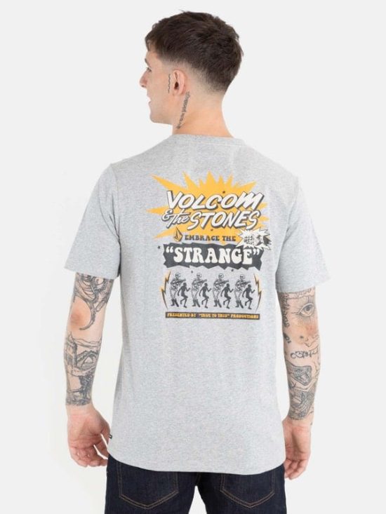 POLERA STRANGE RELICS SS M/C GRIS VOLCOM - Imagen 2