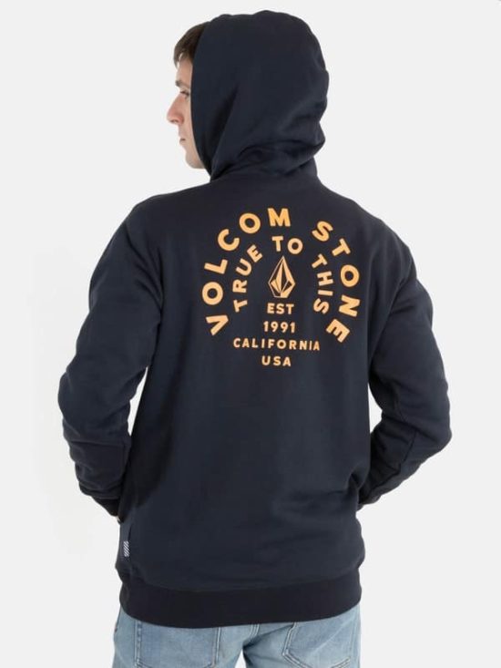 POLERON TENNON HOODIE NEGRO VOLCOM - Imagen 2