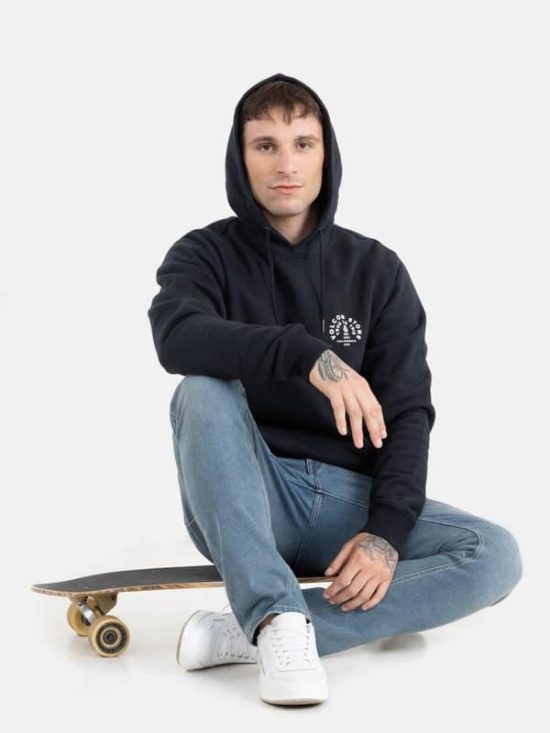 POLERON TENNON HOODIE NEGRO VOLCOM - Imagen 3
