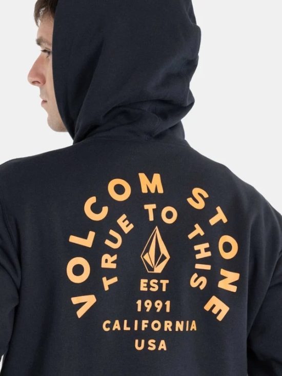 POLERON TENNON HOODIE NEGRO VOLCOM - Imagen 4