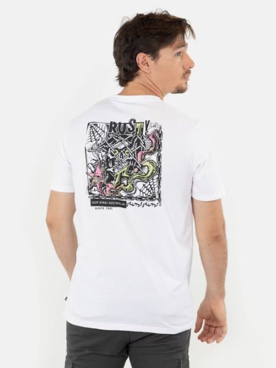 POLERA JAIL BREAKE MC BLANCO RUSTY - Imagen 2