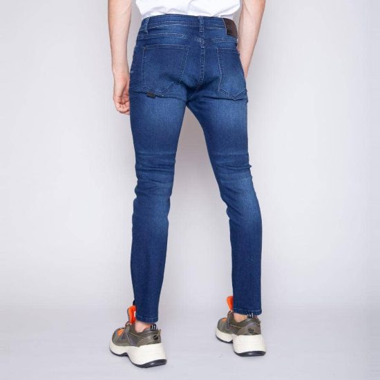 JEANS HOMBRE SLIM BLACK BLUE ELLUS - Imagen 2