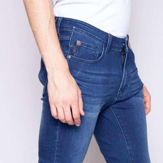 JEANS HOMBRE SLIM BLACK BLUE ELLUS - Imagen 3