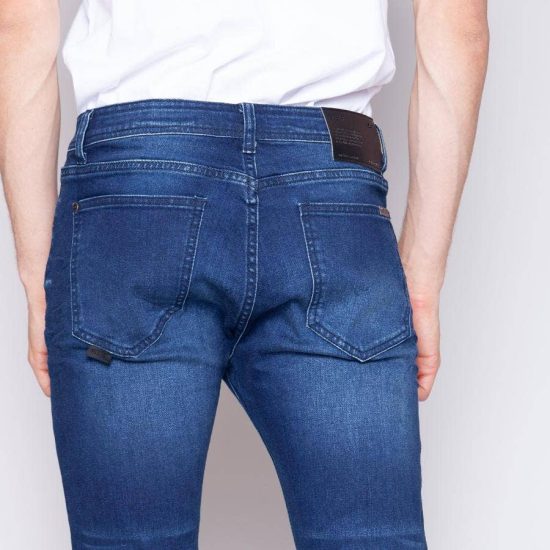 JEANS HOMBRE SLIM BLACK BLUE ELLUS - Imagen 4