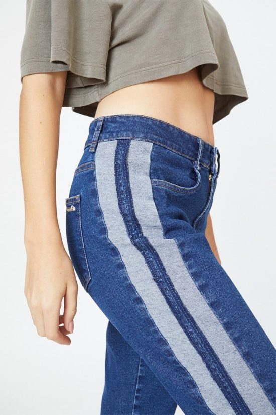 JEANS MUJER COSTURA LATERAL MOM AMALIA - Imagen 5