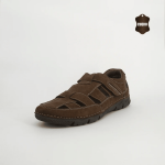 Sandalia Hombre de Cuero Cevedale Café London Adixt