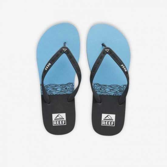 SANDALIA NIÑO REEF CI8724 AZUL NEGRO