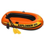 Bote Inflable Intex Explorer 300 Set Capacidad 186 Kg + Remos + Inflador