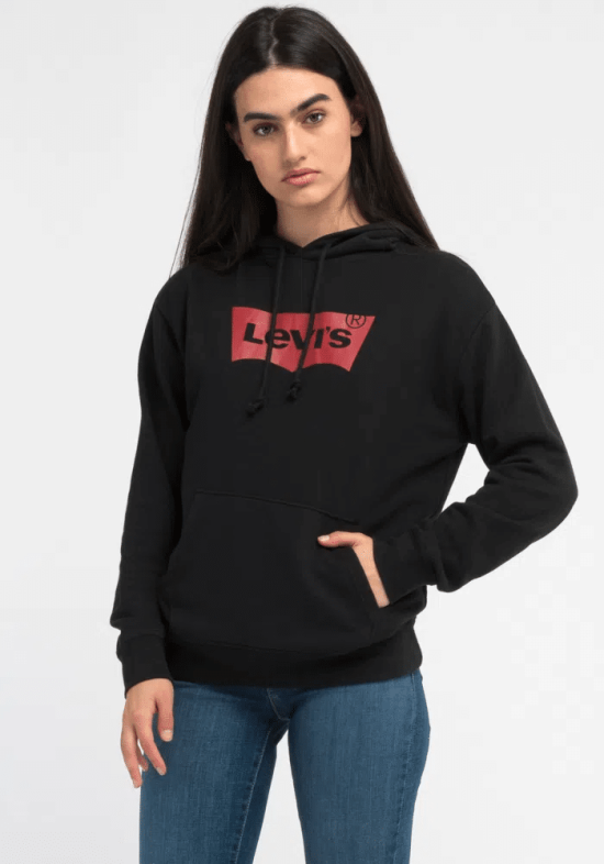 POLERON DE MUJER LEVIS CON CAPUCHA